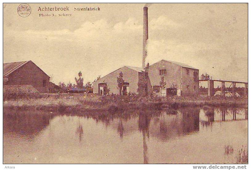 ACHTERBROECK = Steenfabriek  (Alphonse, Anvers) + M. Van Loon... - Mol