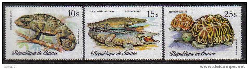D354 - GUINEA :  P.A.  N. 113/115 *** - Turtles