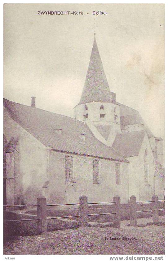 ZWYNDRECHT = L'église - Kerk  (ss Edit.) 191? - Zwijndrecht