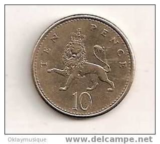 Piéce De Grande Bretagne 10 Pence - 1 Penny & 1 New Penny