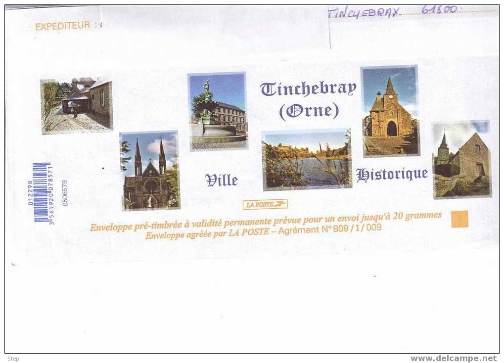 PAP TINCHEBRAY (ORNE) : 900è Anniversaire De La BATAILLE Superbe VISUEL ET Illustre AU VERSO - PAP: Ristampa/Logo Bleu