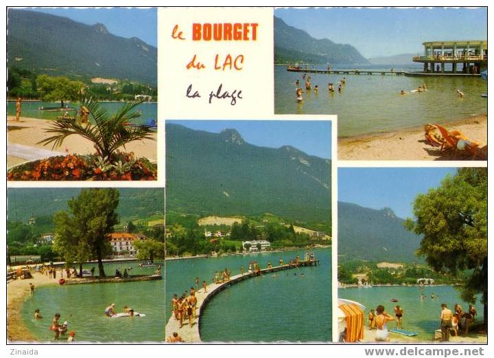 CARTE POSTALE DU BOURGET DU LAC - LA PLAGE - Le Bourget Du Lac