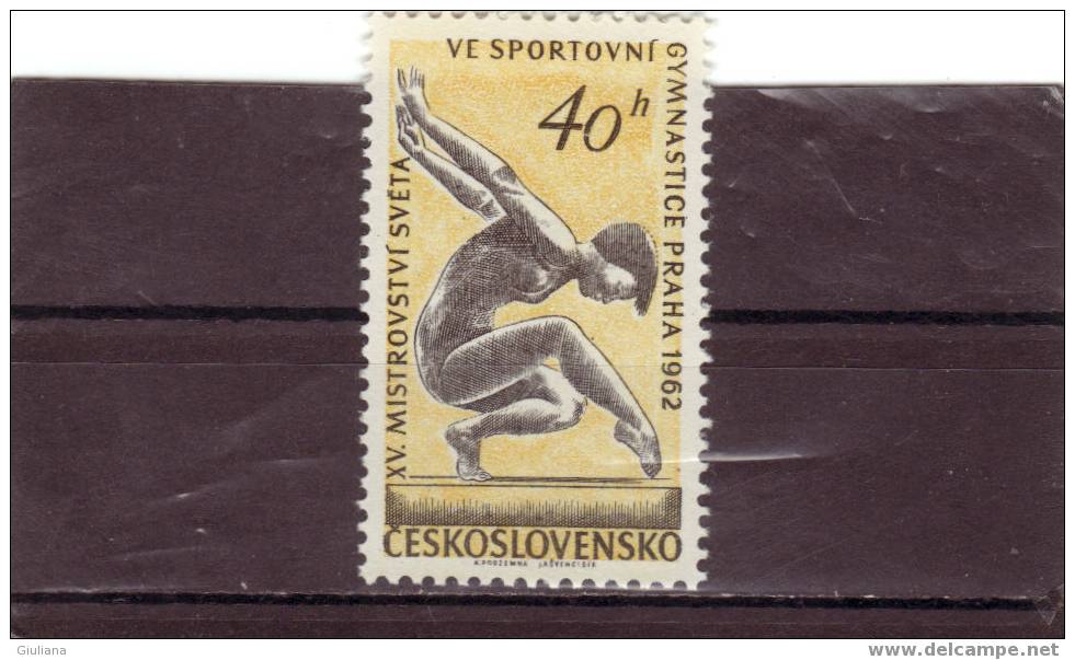 CECOSLOVACCHIA  -  N. 1195**(Yvert)   Campionati Mondiali Di Ginn. Artistica - Gymnastics