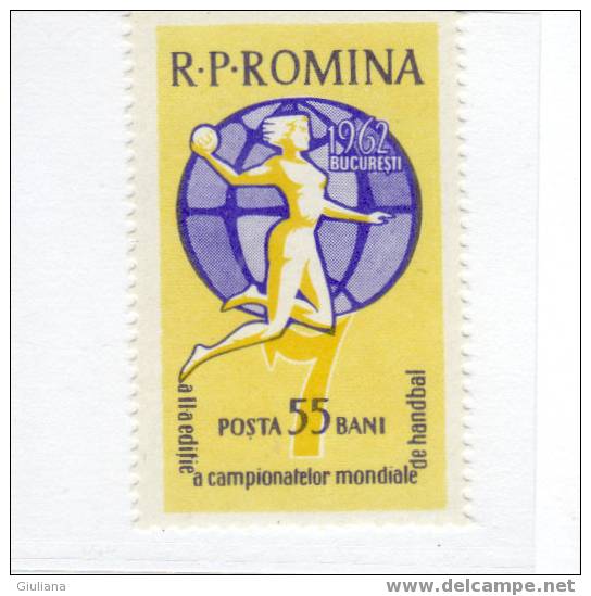 ROMANIA   -  N.  N. 1833**(Yvert) 2^ Mondiali Femminili Di Palla A Mano - Handbal