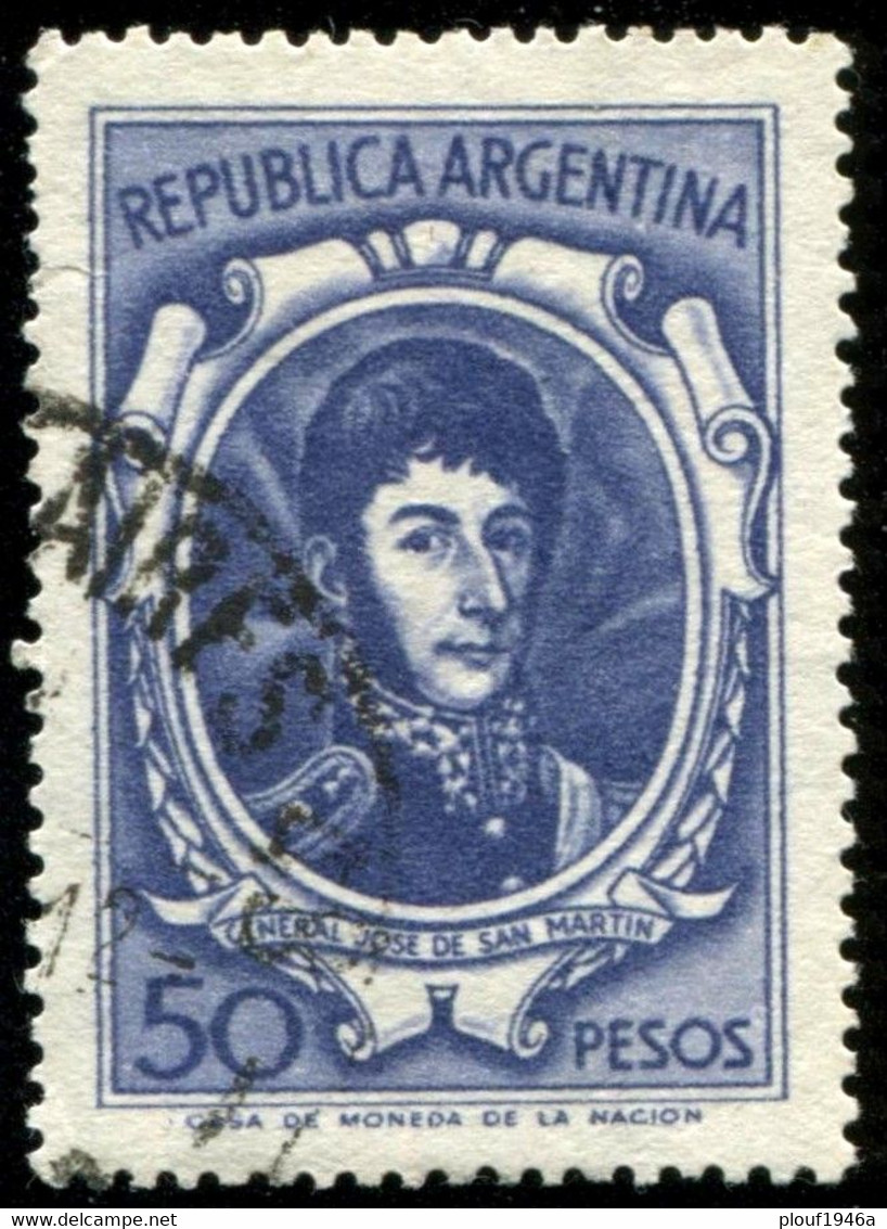 Pays :  43,1 (Argentine)      Yvert Et Tellier N° :    720 (o) - Used Stamps