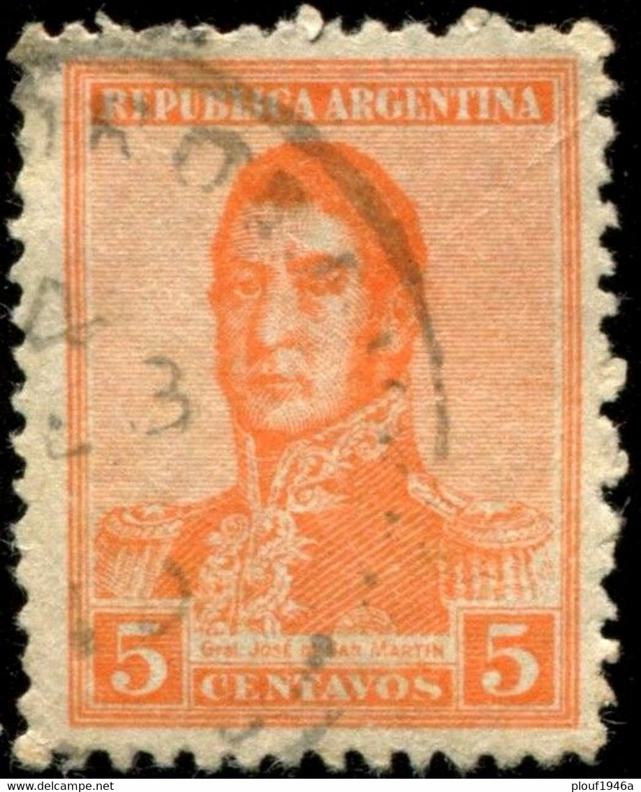 Pays :  43,1 (Argentine)      Yvert Et Tellier N° :    233 (o) - Used Stamps