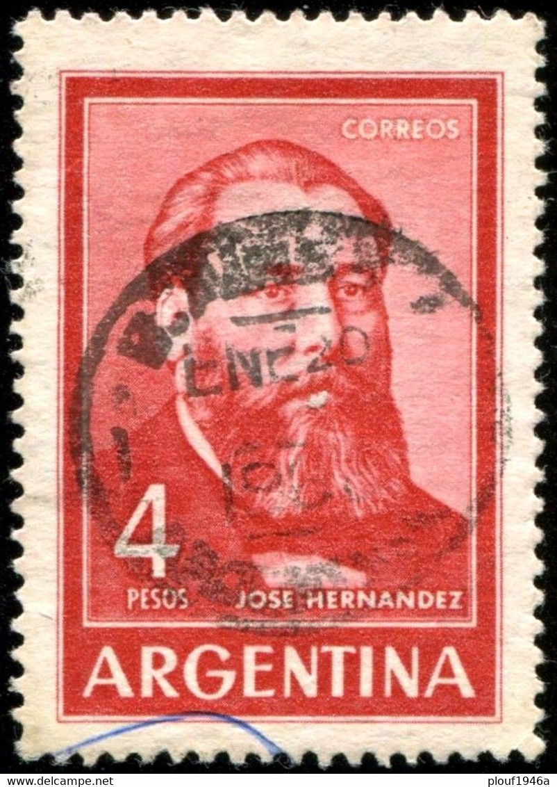 Pays :  43,1 (Argentine)      Yvert Et Tellier N° :    693 A (o) - Oblitérés