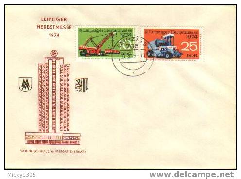 DDR / GDR - FDC Mi-Nr 1973/1974 (F263)- - 1971-1980