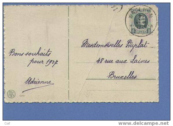 193 Op Kaart Met Sterstempel * WAELHEM * - 1922-1927 Houyoux