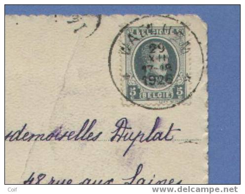 193 Op Kaart Met Sterstempel * WAELHEM * - 1922-1927 Houyoux