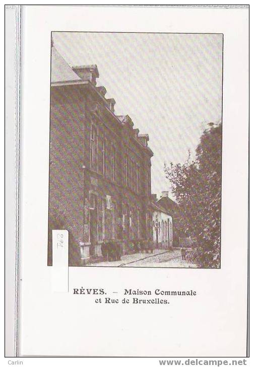 Reves - Maison Comunale Et Rue De Bruxelles - Les Bons Villers