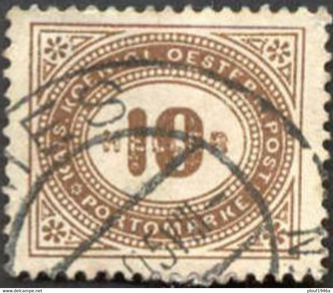 Pays :  49,2  (Autriche : Empire Autrichien (François-Joseph Ier))  Yvert Et Tellier N° : Tx   28 (o) - Taxe