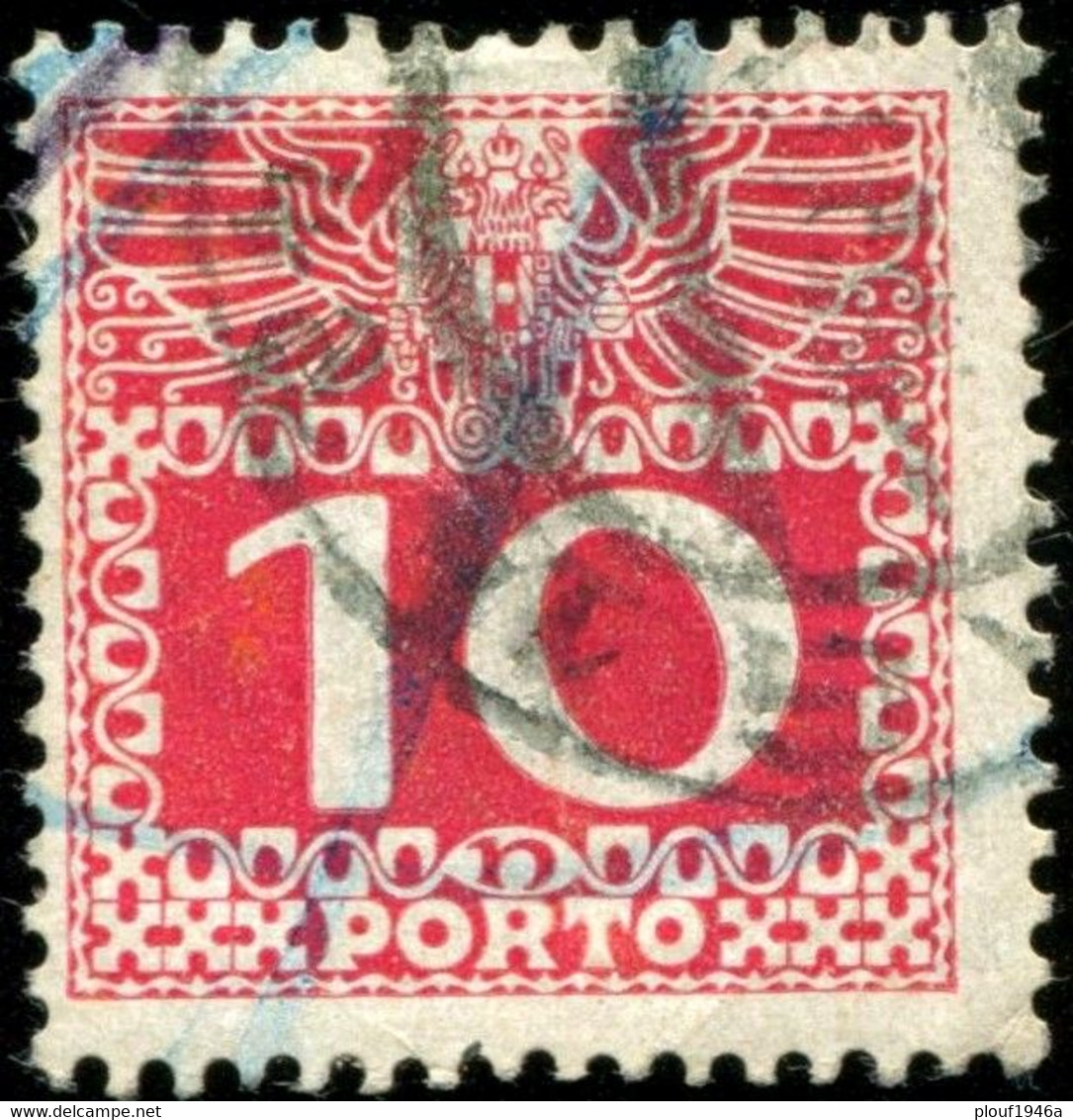Pays :  49,2  (Autriche : Empire Autrichien (François-Joseph Ier))  Yvert Et Tellier N° : Tx   38 A B (o) - Taxe