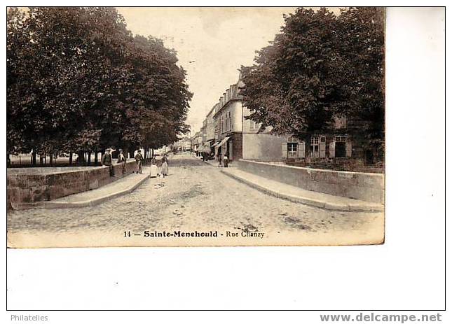 Ste Menehould  Rue Chanzy - Sainte-Menehould