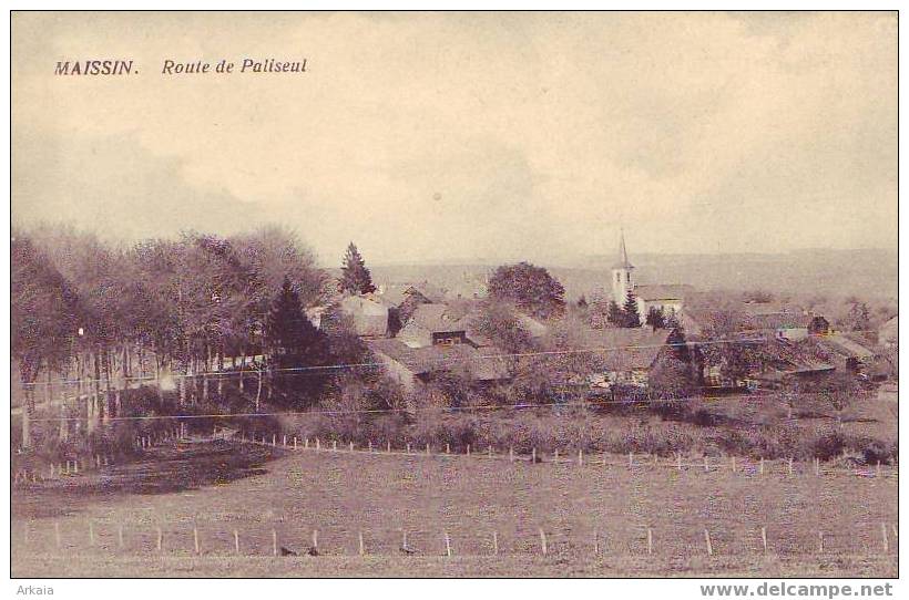 MAISSIN = Route De Paliseul  (photo Duchène) - Libin