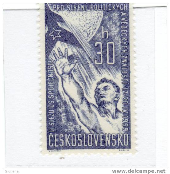 CECOSLOVACCHIA - Serie N.017**(Yvert) 2° Congresso Culturale E Politico - Unused Stamps