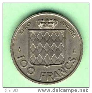 100 FRS  RAINIER  III   N50 - 1949-1956 Francos Antiguos