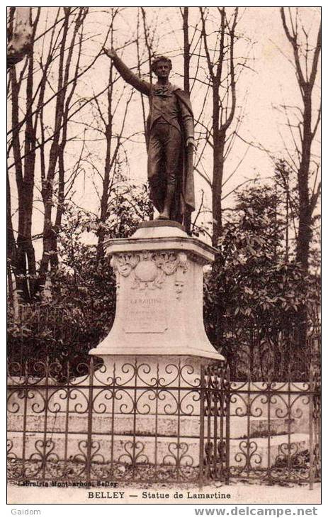 BELLEY - Statue De Lamartine - Belley