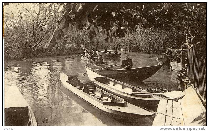 BRUNOY   (S.-et-O.)  Et Environs   -   Les Vallées, Restaurant Jaspard, L' Embarcadère  (carte Ayant Voyagé En 1924) - Brunoy