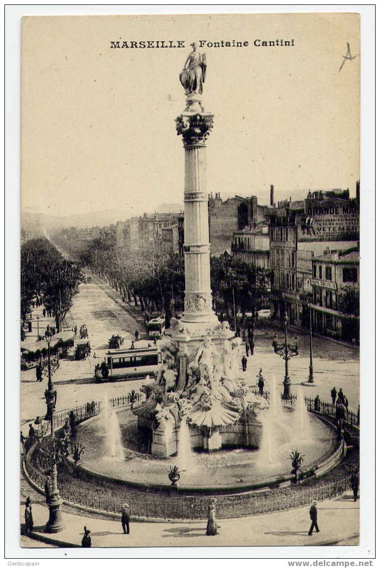 H64 - MARSEILLE - Fontaine CANTINI - Castellane, Prado, Menpenti, Rouet