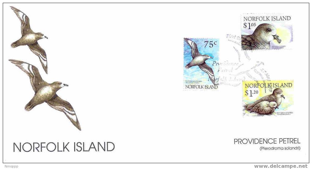 Norfolk-1999 Providence Petrel  FDC - Norfolk Island