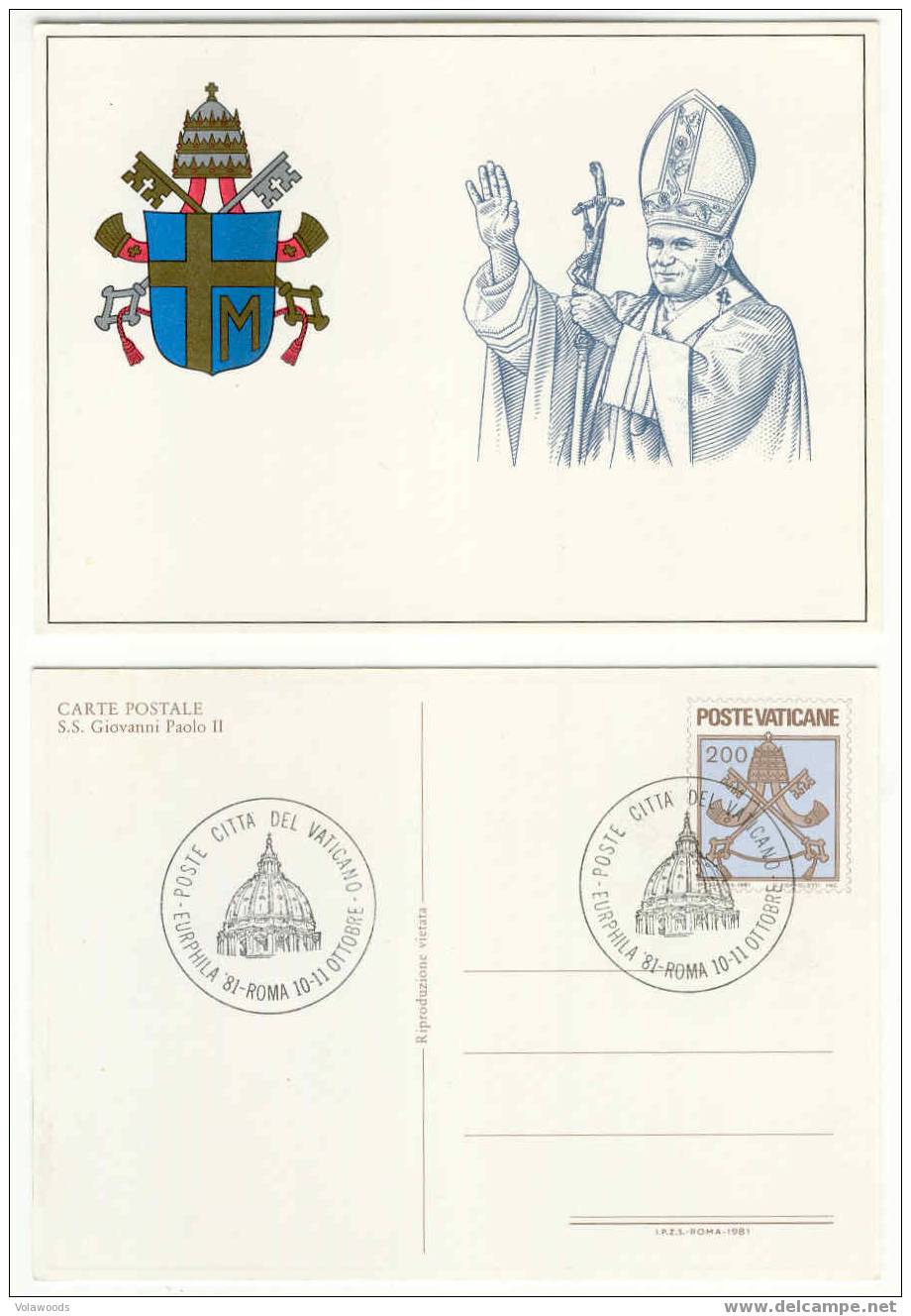 Vaticano - Cartolina Postale S.S. Giovanni Paolo II - Covers