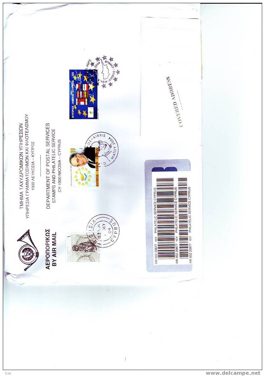 CIPRO 2004 - FDC - Raccomandata Per L'Italia - Annulli Speciali Illustrati - Brieven En Documenten