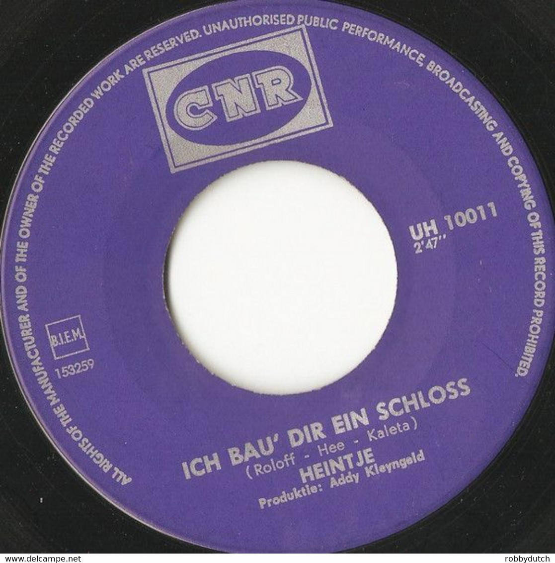 * 7" * HEINTJE - ICH BAU' DIR EIN SCHLOSS - Sonstige - Deutsche Musik