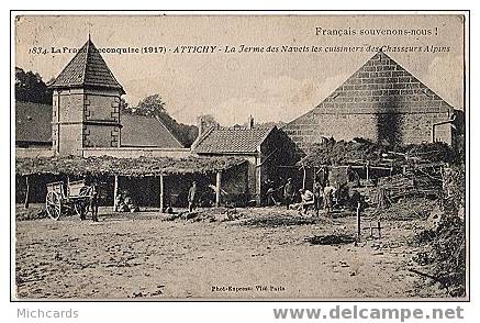 CPA 60 ATTICHY - Ferme Des Navets, Cuisiniers Des Chasseurs Alpins - Attichy