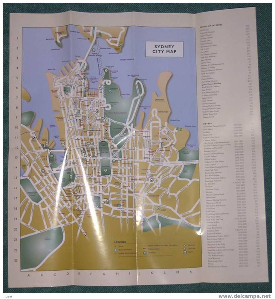 Australia: Map Of Sydney - Mapas Topográficas