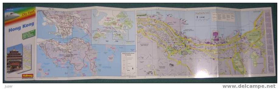 Map Of Hong Kong (1998) - Carte Topografiche