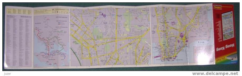 Map Of Hong Kong (1998) - Topographische Kaarten