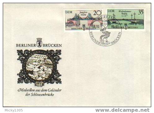 DDR / GDR - FDC Mi-Nr 2972/2975 (F329)- - 1981-1990