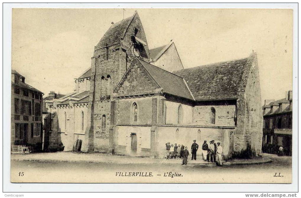 H66 - VILLERVILLE - L'église - Villerville