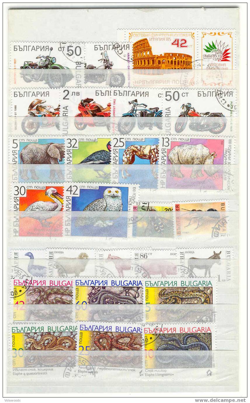 Bulgaria - Lotto Di 11 Serie Complete - Tematiche Varie - Collections, Lots & Séries