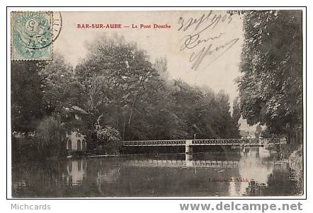 CPA 10 BAR SUR AUBE - Le Pont Douche - Bar-sur-Aube