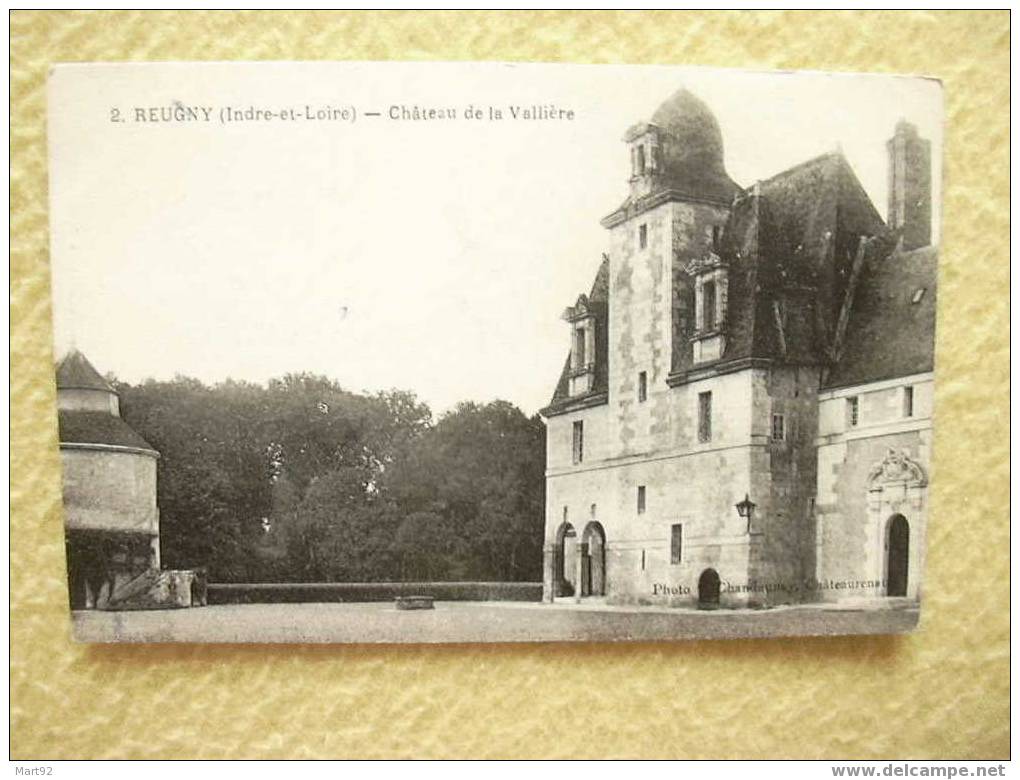 37 REUGNY CHATEAU DE LA VALLIERE - Reugny