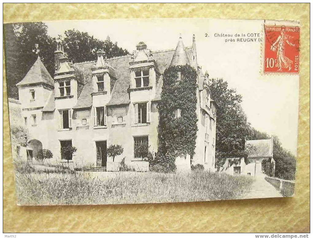 37 REUGNY CHATEAU DE LA COTE - Reugny