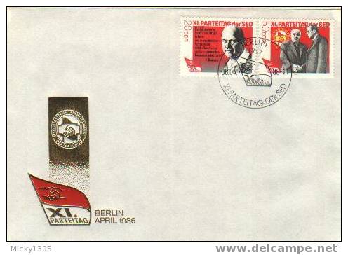 DDR / GDR - FDC Mi-Nr 3009/3012 (F353)- - 1981-1990