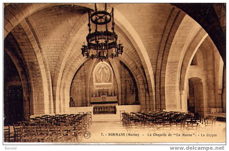 DORMANS - La Chapelle De "La Marne" : La Crypte - Dormans
