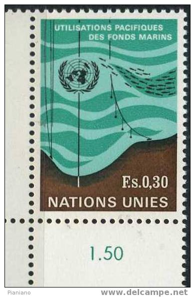 PIA - ONG - 1971 - Utilisation Pacifique Des Fonds Marins  - (Yv 15) - Nuovi