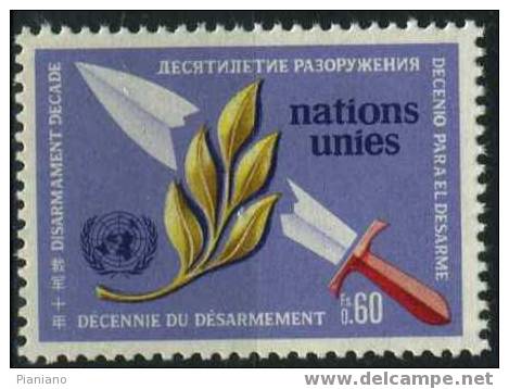 PIA - ONG - 1973 - Décennie Du Désarmement   - (Yv 30-31) - Ungebraucht