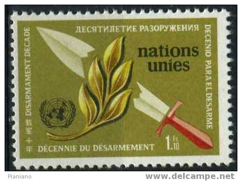 PIA - ONG - 1973 - Décennie Du Désarmement   - (Yv 30-31) - Ungebraucht