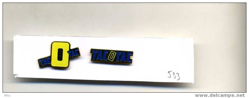 Lot De 2 Pins TAC O TAC Jaune - Sets