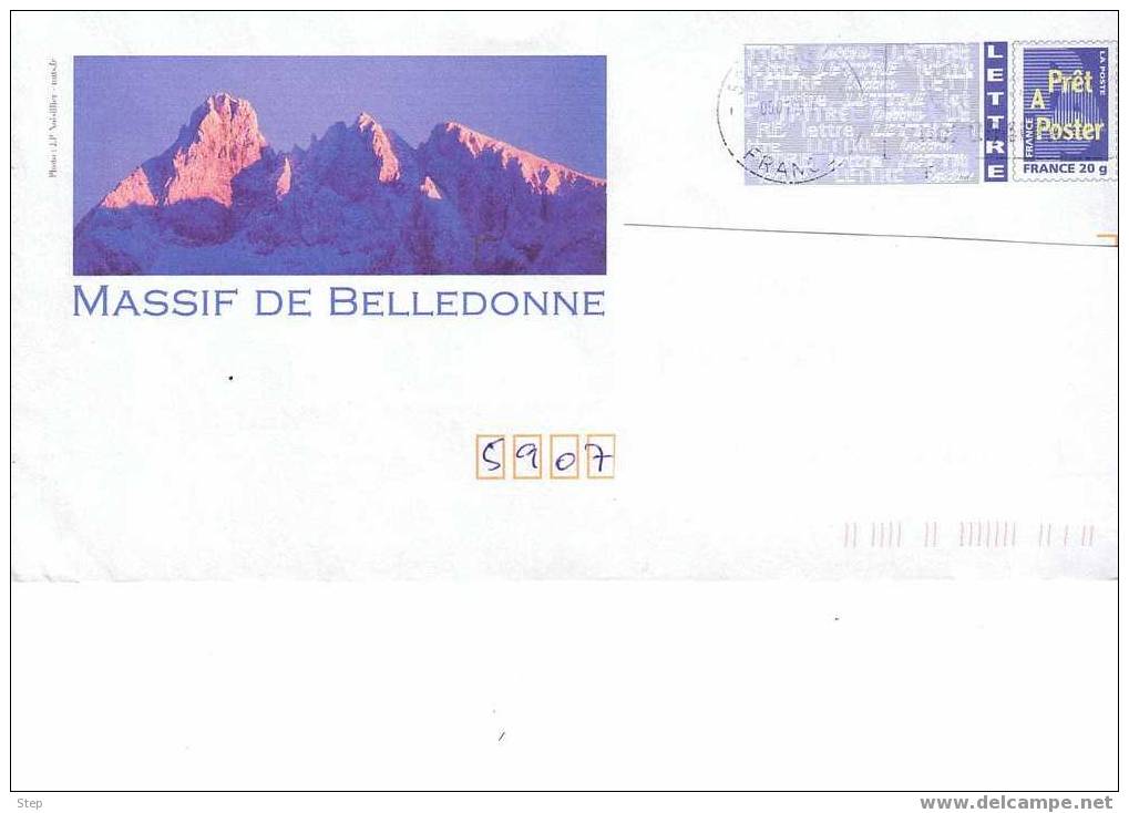 PAP ISERE : MASSIF DE BELLEDONNE - Prêts-à-poster: Repiquages /Logo Bleu