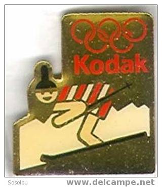 Kodak. Les Anneaux Olympiques . Le Ski De Descente - Fotografía