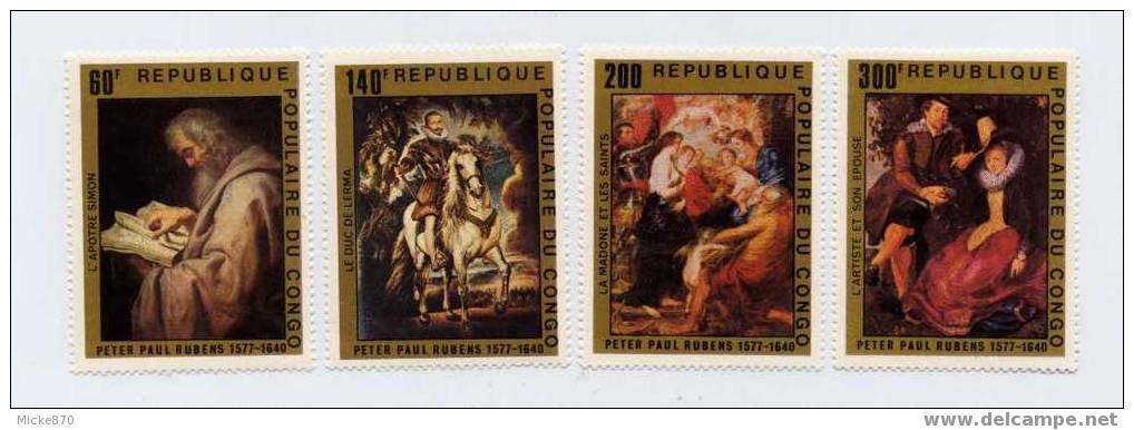 Congo N°480 à 483 Neuf** Rubens - Rubens