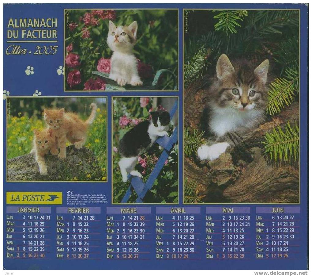 CALENDRIER ALMANACH 2005 - Grand Format : 2001-...