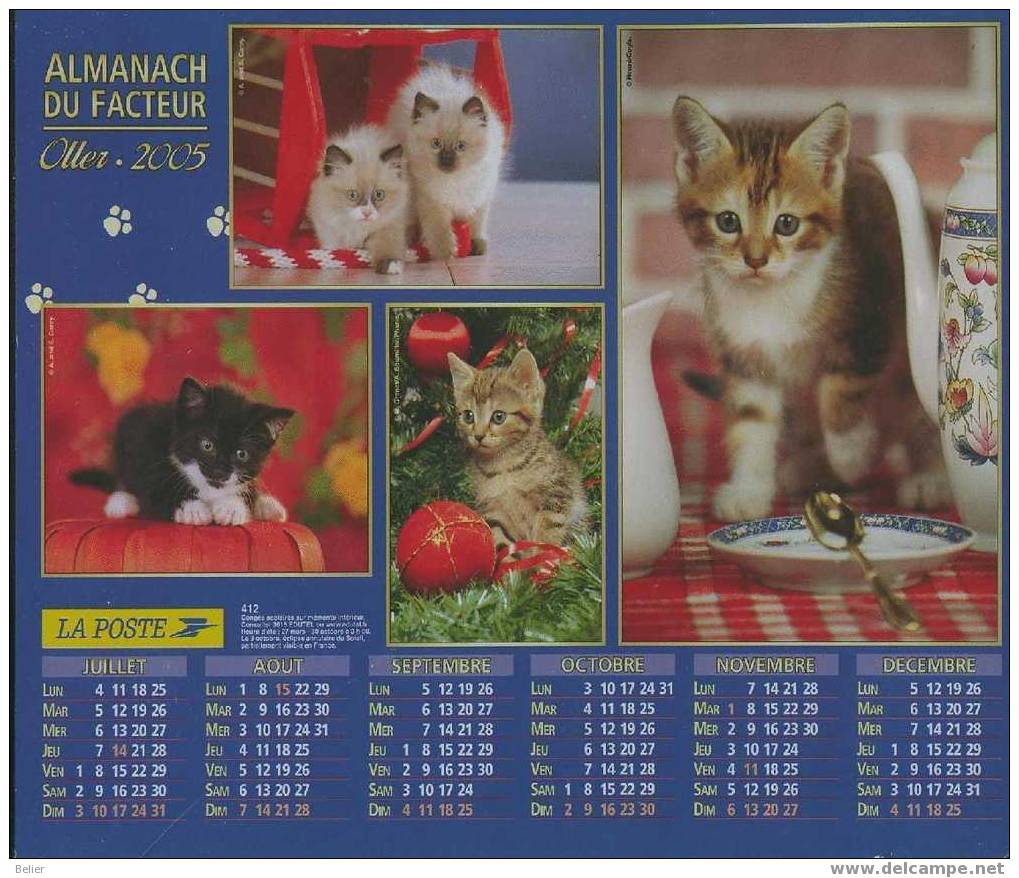 CALENDRIER ALMANACH 2005 - Grand Format : 2001-...