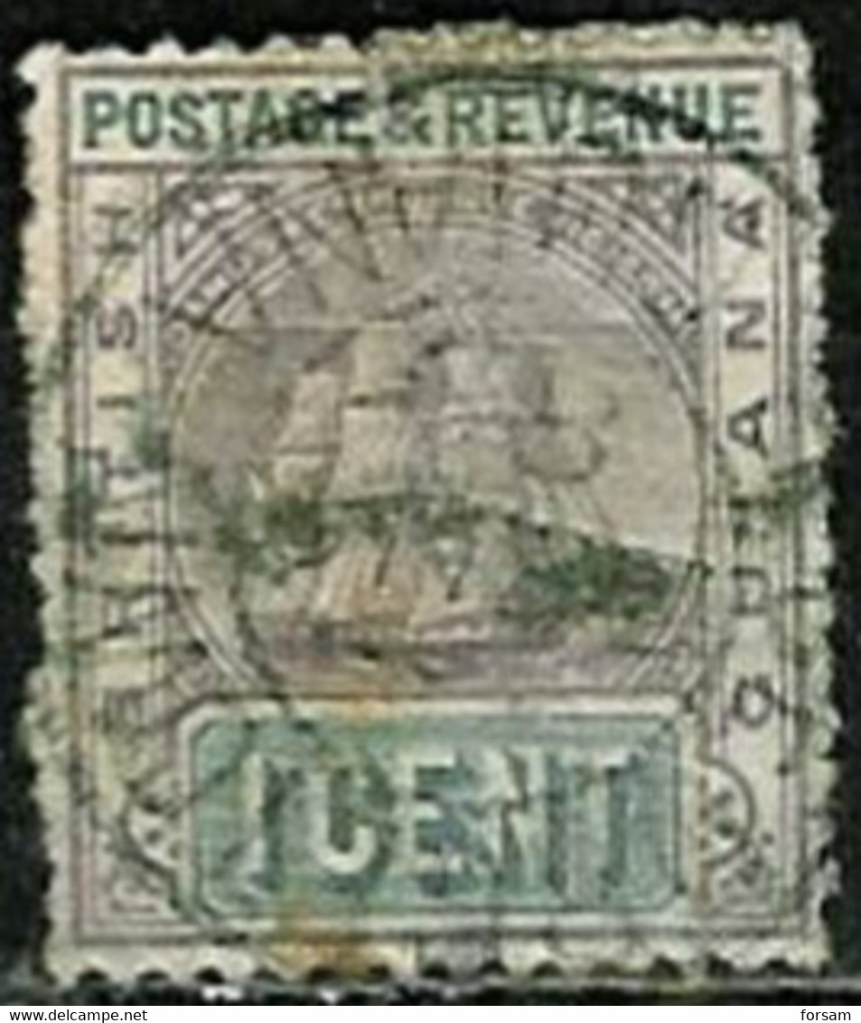 BRITISH GUIANA..1889..Michel # 81...used. - Brits-Guiana (...-1966)